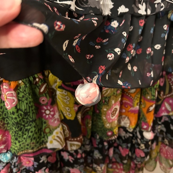 Sacred Threads tiered maxi skirt, size L. - Picture 8 of 9